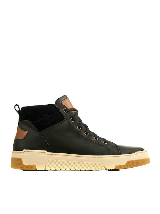 Leder Schwarz Herrenstiefel
