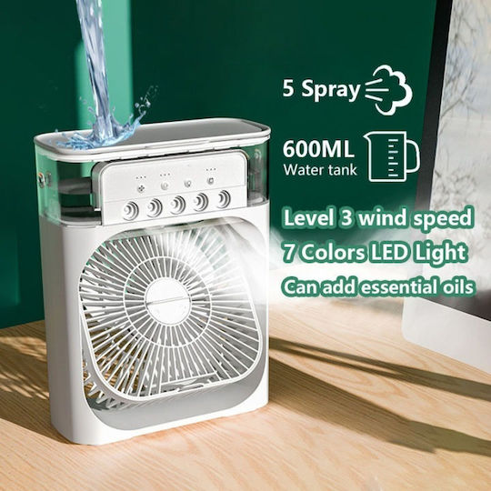 Mini Φορητός Ανεμιστήρας Usb Desktop Cooler Conditioning Humidifier 10 W