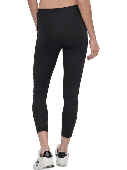 Women's Cropped Legging High Waisted Black