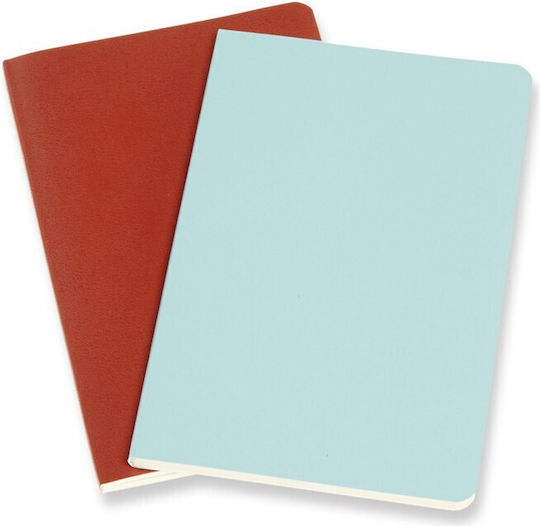 Moleskine Volant Комплект 2 Бележника Булет 40 Листа с Бели Страници Оранжеви