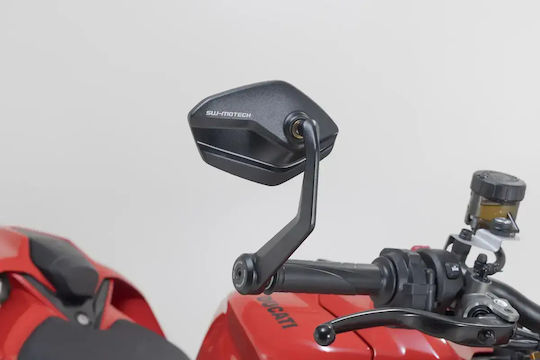 SW-Motech Motorradrückspiegel für Ducati Monster 2Stück Schwarz