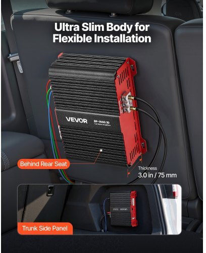 Vevor Car Audio Amplifier 1 Channel Class D