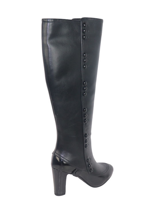 Damenstiefel mit hohem Absatz Schwarz