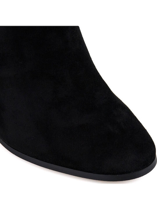 Suede Γυναικείες Μπότες Μαύρες