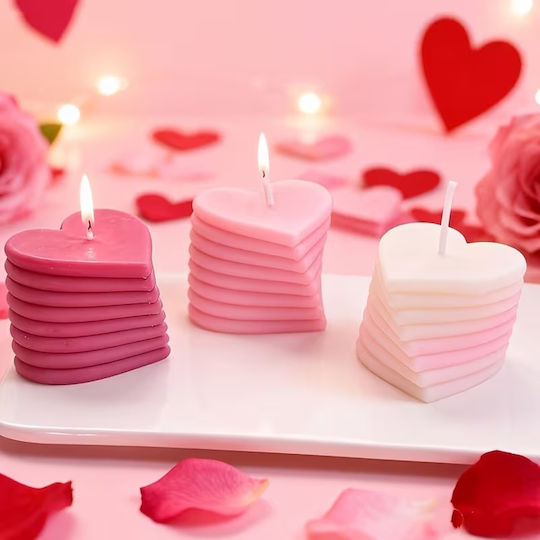 Silgram Mold Silicone Heart for Candle / Clay / Liquid Glass 7x7cm
