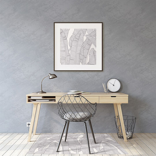 Robustes Bürostuhlunterlagen Bodenmatte Stühle Blätter Bananenpflanze 120x90 cm