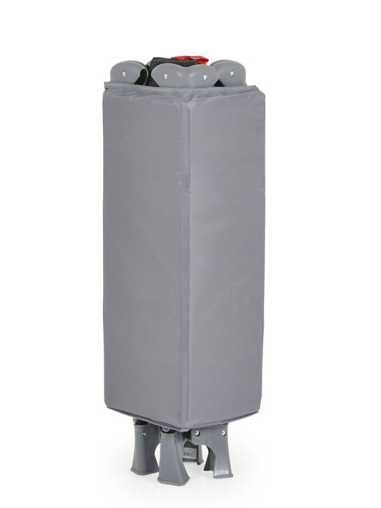 Moni Solo Playpen with Mattress Gray