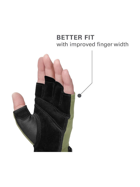 Harbinger Power Gloves 2.0 Ανδρικά Αθλητικά Γάντια Γυμναστηρίου Πράσινα