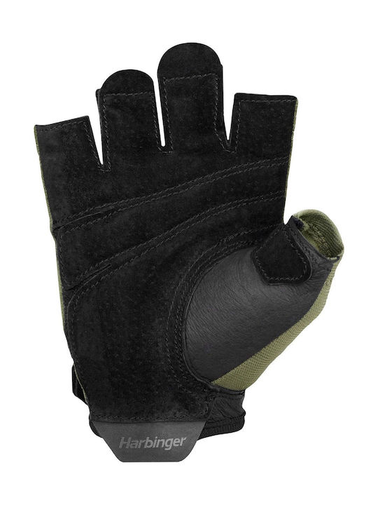 Harbinger Power Gloves 2.0 Ανδρικά Αθλητικά Γάντια Γυμναστηρίου Πράσινα