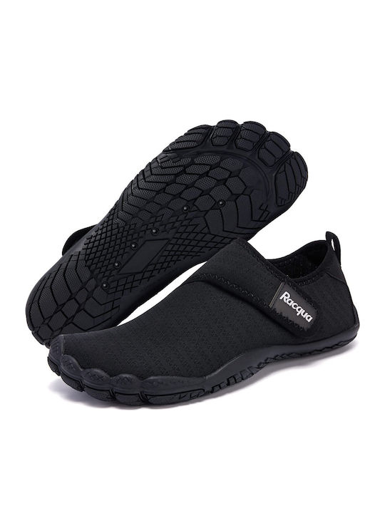 Racqua Men's Beach Shoes Water Shoes Swimming Sports Quick-dry Black 36