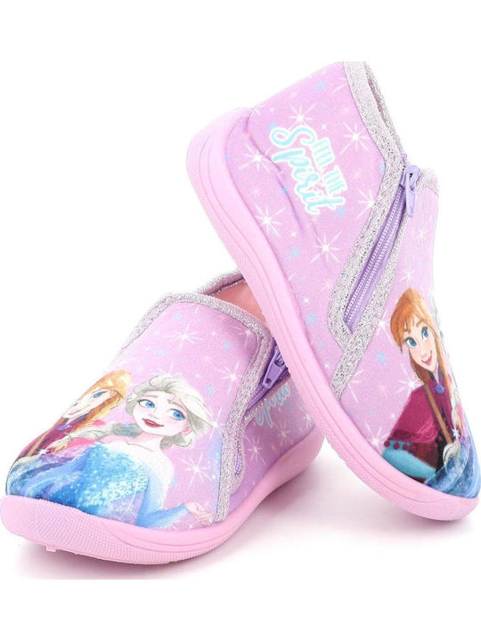 Παντόφλες Μποτάκια Ροζ Frozen