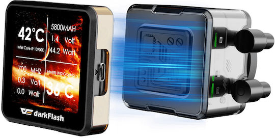 Darkflash Explore DE240 Wasserkühlsysteme AIO CPU mit 2 Lüfterabmessung 120mm und ARGB Beleuchtung