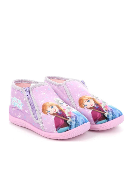Παντόφλες Μποτάκια Ροζ Frozen