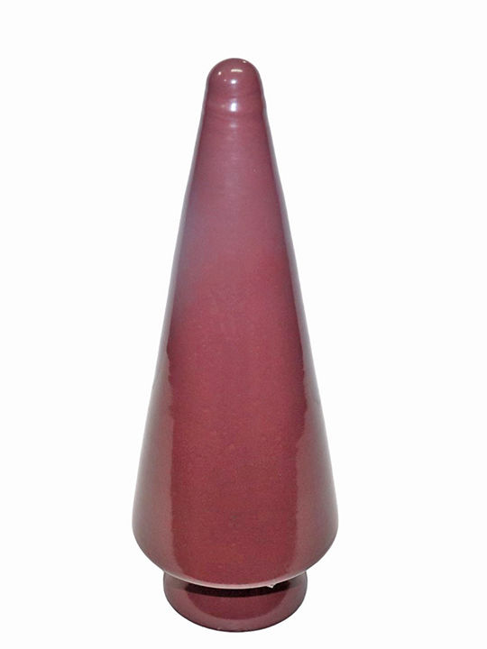 Decorațiune de Crăciun Sticlă Braduleț Conul Burgundy