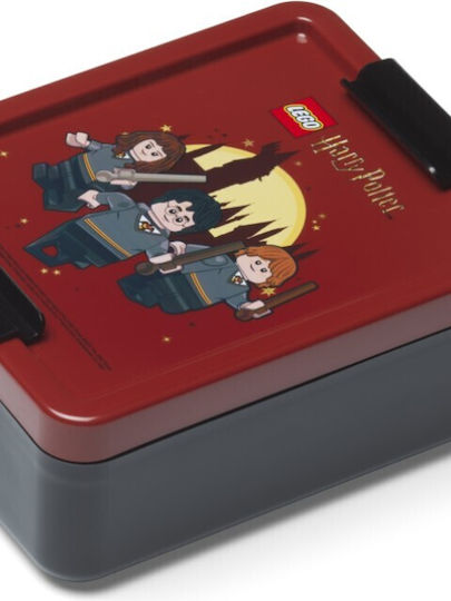 LEGO Harry Potter Gryffindor Plastic Kids' Food Container Harry Potter 1lt Burgundy