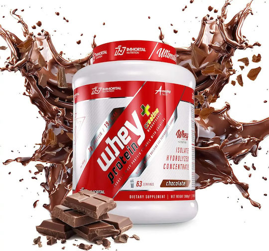Immortal Nutrition Iso Whey Zero + Creatine Протеин Суроватъчен с Креатин & Вкус Шоколад 2kg
