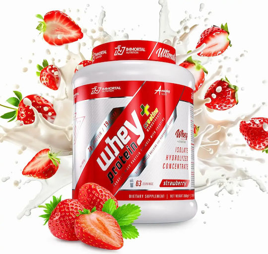 Immortal Nutrition Iso Whey Zero + Creatine Protein Whey with Creatine & Flavor Strawberry 2kg