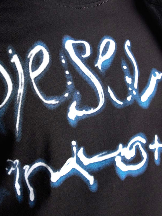 T-shirt Λευκο, Μαυρο, Μπλε