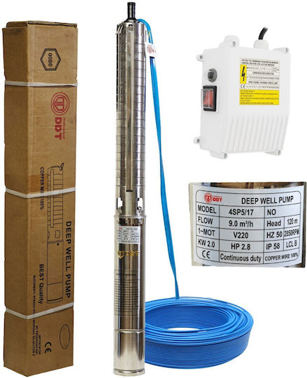 DDT Einphasige Wasserpumpe 2.66hp
