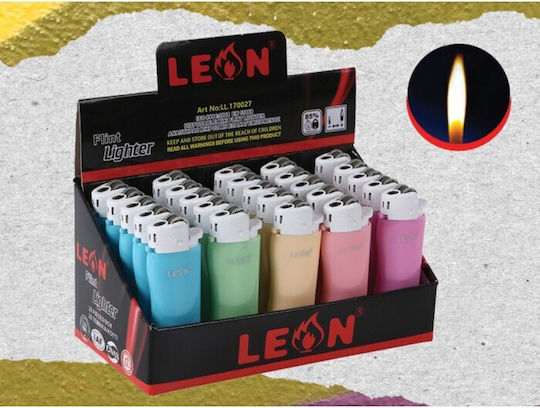 Leonflame Mini Flame Lighter Multicolour 25 Pieces