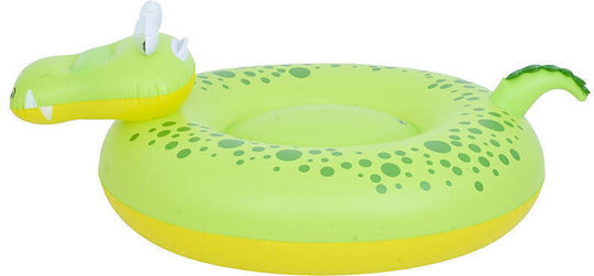 Jilong Kids' Inflatable Pool Mattress Crocodile Green 145x95cm