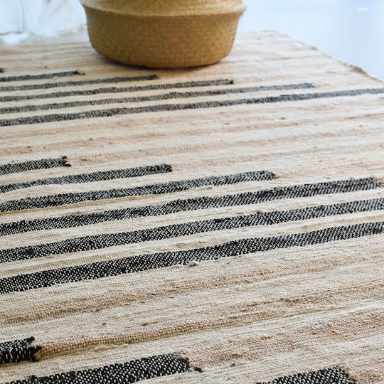 Ravelia Rug Rectangular Summer Wicker Black