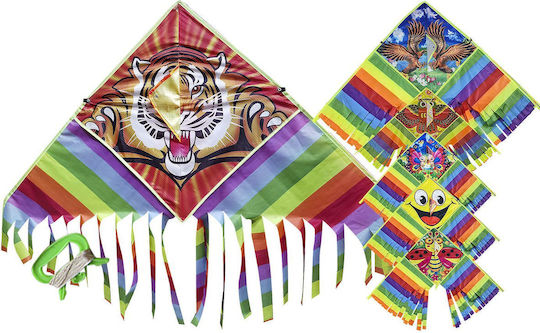 Carnavalista Dreieckig Drachen Kunststoff mit Schnur 115x47cm (Μiverse Designs) 1Stück
