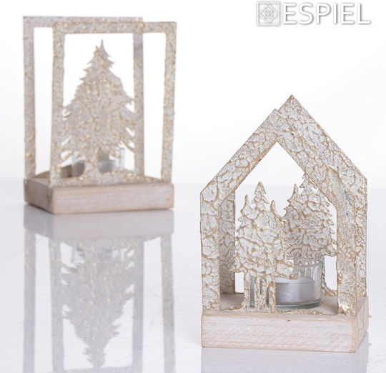 Espiel Χριστоулгенски свещи и свещници Свещник Бронзов 17.5x12см.