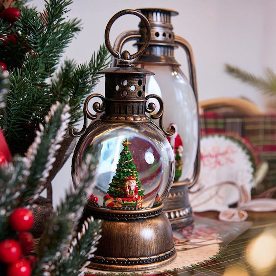 Fylliana Christmas Gold Lantern 20x11cm