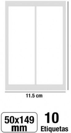 Madrid Papel Notebook Labels 10pcs