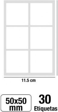 Madrid Papel Ετικέτες Τετραδίων 5x5cm 30τμχ