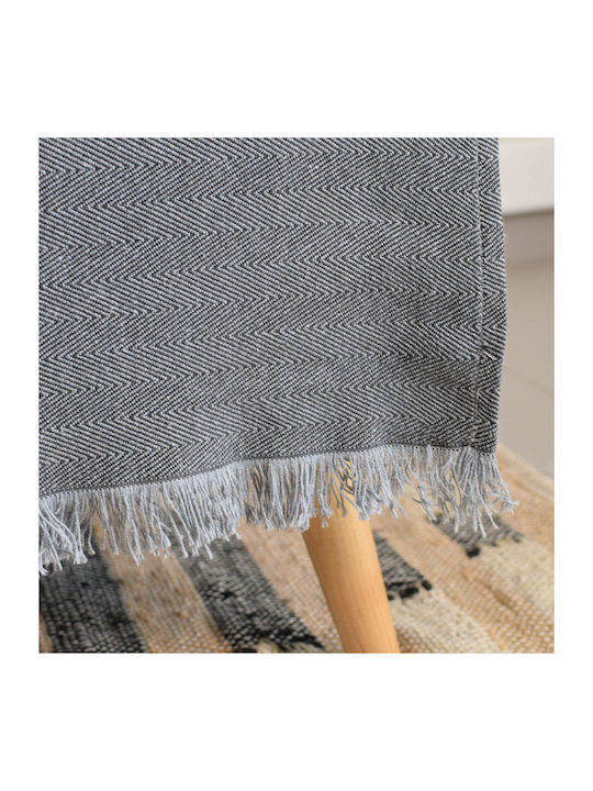 Ravelia Espiga Sofa Throw 2 Seater Knitted 180x240cm D Grey