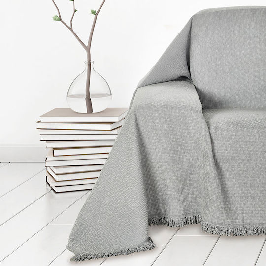 Whitegg Armchair Throw Chenille 180x180cm 1 Petrol Blue