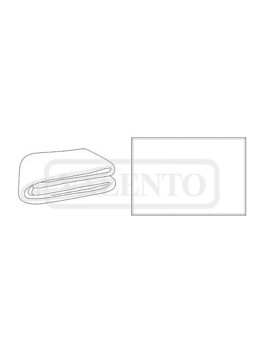 Valento Kinger Κουβέρτα Υπέρδιπλη 240x160εκ. Sky Blue