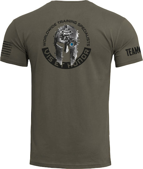 Pentagon Ageron Vis Et Honor-Jeanshemd Kurzarm-Alltag 01-Schwarzes
