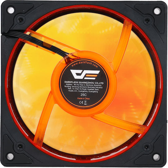 Darkflash Explore DE8 Case Fans 120mm 1900rpm 55.22cfm with ARGB Lighting and 4-Pin PWM Connection