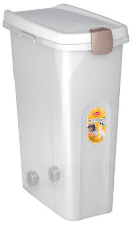 Stefanplast Cibo Kunststoff Lebensmittel-Aufbewahrungsbehälter für Hund & Katze 40lt 61cm in Grau Farbe