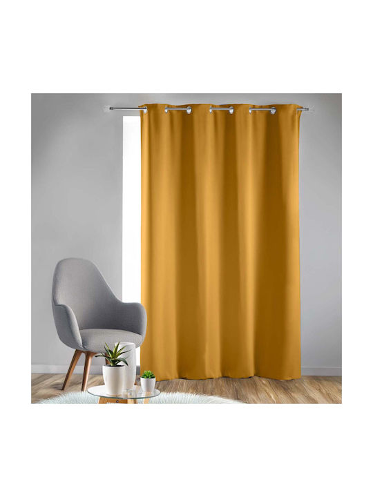 Curtain Blackout with Grommet Occult Yellow 1612615 135x240cm