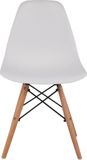 Twist Stühle Speisesaal White 2Stück 46x50x82cm