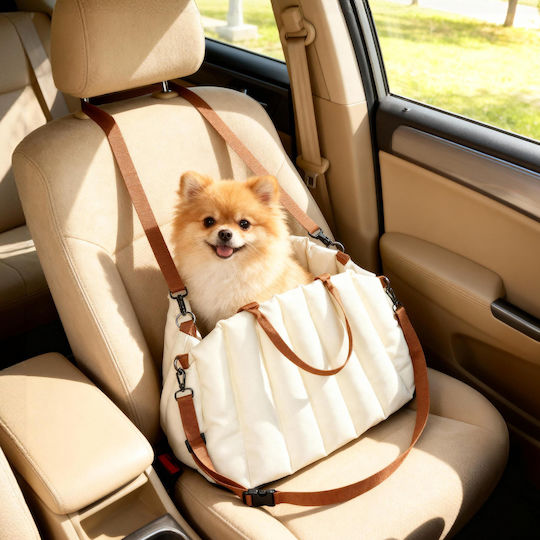 Pawhut Dog Carrying Beige Bag for 5kg Pets