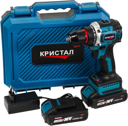 DDT Δραπανοκατσάβιδο Μπαταρίας Brushless 36V 2x2Ah