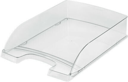 Leitz Transparent Tavă pentru Documente Plastic Letter Tray Plus Alb