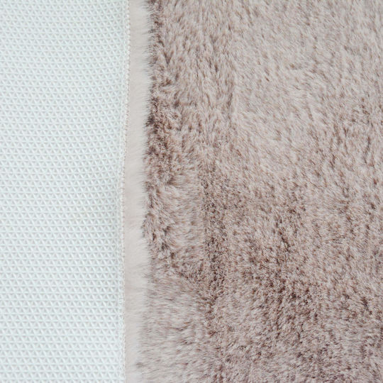 Newplan Puffy Modern Bedroom Rugs Set Pink 5-41-PF-T-FC19PINK-SET067(2x140,1x210) 3pcs