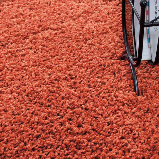 X250 Σετ Μοντέρνα Χαλιά Κρεβατοκάμαρας Terracotta Lanoso 5500B Terracotta 3τμχ