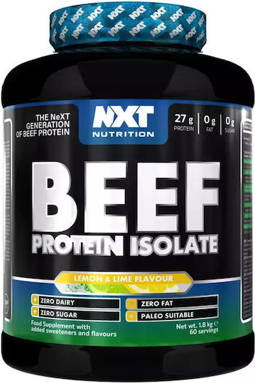 Nxt Nutrition Beef Isolate Lactose Free with Flavor Lemon Lime 1.8kg