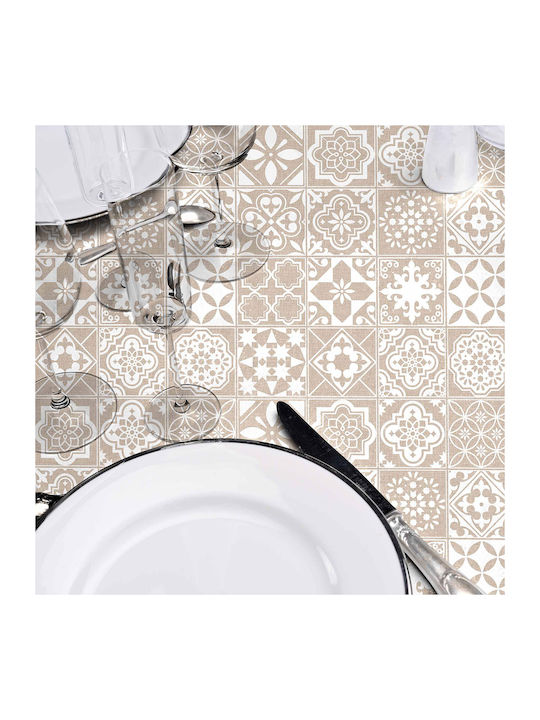 Τραπεζομάντηλο L-c Carella Blanc 160x160εκ.