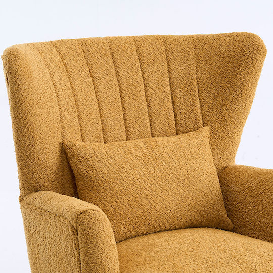 Embrace Μπερζέρα Yellow 79x76.5x95.5cm