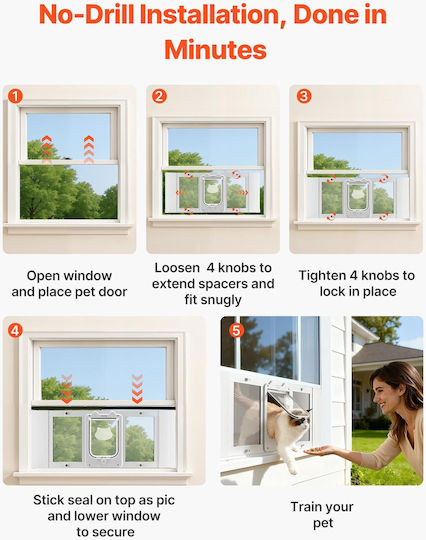 Vevor Door Dog & Cat 914 x 388 x 40cm