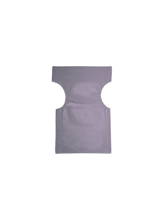 Bioafrol Wasserdicht Regiestuhlbezug Gray 56x56cm.
