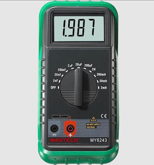 Mastech Capacitance Meter MY6243 with Measuring Range 1nF-200μF